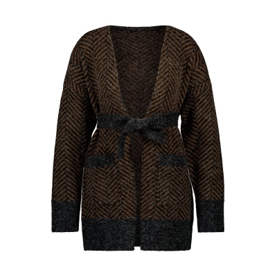 Candice Cardigan Camel/Black Candice Cardigan Camel/Black